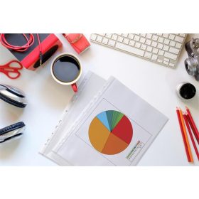   Genotherm, lefűzhető, A4, 50 mikron, narancsos felület, VICTORIA OFFICE