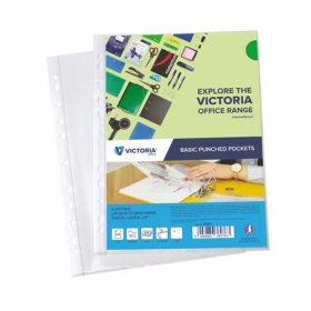   Genotherm, lefűzhető, A4, 50 mikron, víztiszta, VICTORIA OFFICE