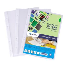   Genotherm, lefűzhető, A5, 40 mikron, víztiszta, VICTORIA OFFICE