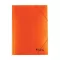 Gumis mappa, karton, A4, VICTORIA OFFICE, narancs