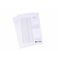 Pólyás dosszié, karton, A4, VICTORIA OFFICE, fehér