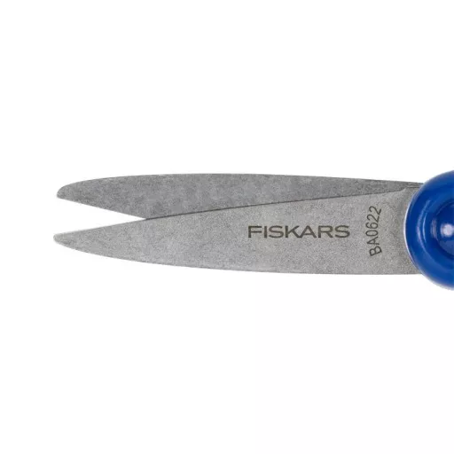 Olló, iskolai, 15 cm, FISKARS, kék