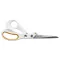 Varróolló, 21 cm, FISKARS "Amplify", fehér