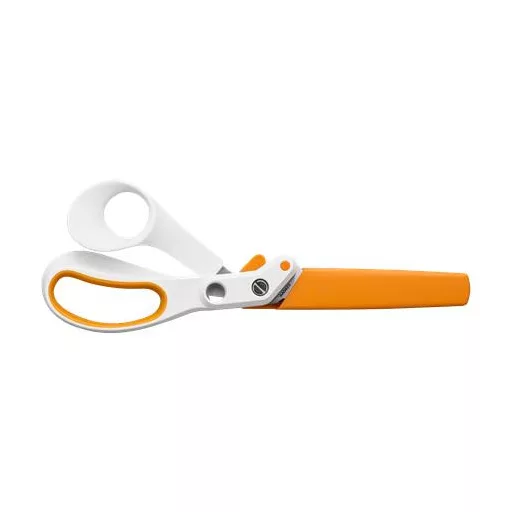 Varróolló, 21 cm, FISKARS "Amplify", fehér