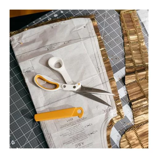 Szabóolló, 25 cm, FISKARS "Amplify", fehér