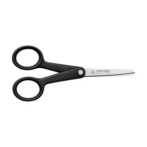 Olló, hobby, 13 cm, FISKARS "Functional Form Renew", fekete