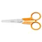 Olló, barkács, 13 cm, FISKARS "Classic", narancssárga