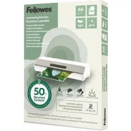   Meleglamináló fólia, 80 mikron, A6, fényes, 100 db, FELLOWES "Light"