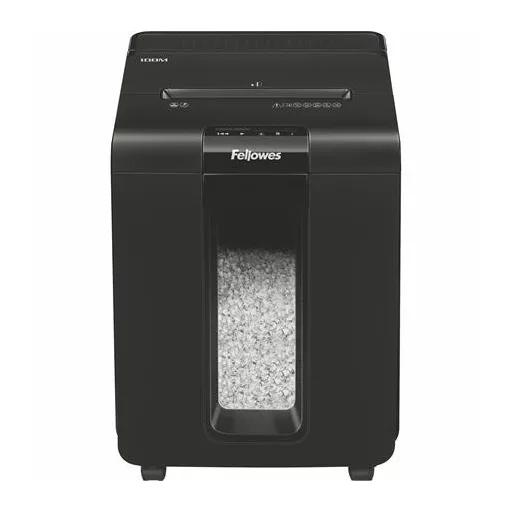 Iratmegsemmisítő, minikonfetti, 90 lap, FELLOWES "AutoMax™ 100M"