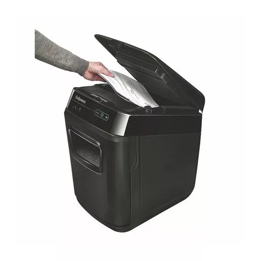 Iratmegsemmisítő, konfetti, 180 lap, FELLOWES "AutoMax™ 200C"