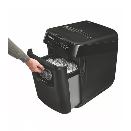 Iratmegsemmisítő, konfetti, 180 lap, FELLOWES "AutoMax™ 200C"