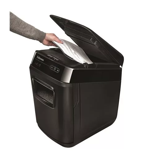 Iratmegsemmisítő, konfetti, 130 lap, FELLOWES "AutoMax™ 150C"