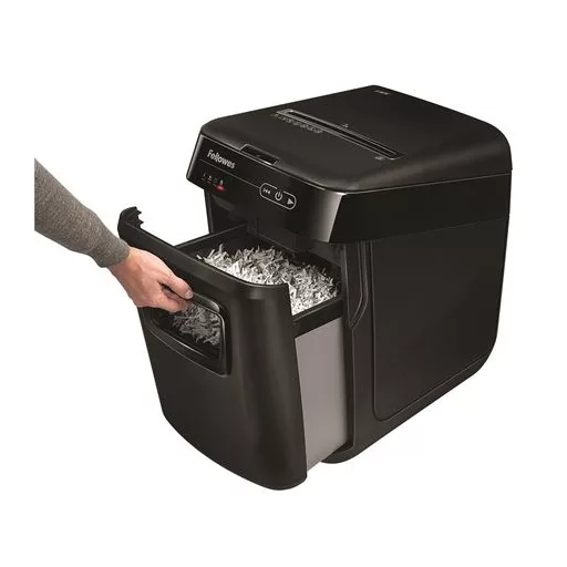 Iratmegsemmisítő, konfetti, 130 lap, FELLOWES "AutoMax™ 150C"