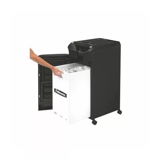 Iratmegsemmisítő, konfetti, 500 lap, FELLOWES "AutoMax™ 550C"