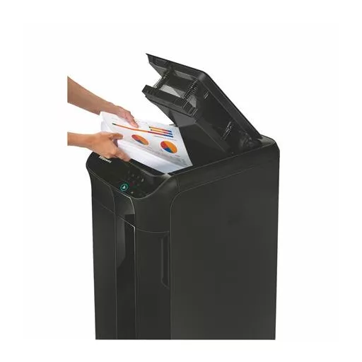 Iratmegsemmisítő, konfetti, 315 lap, FELLOWES "AutoMax™ 350C"