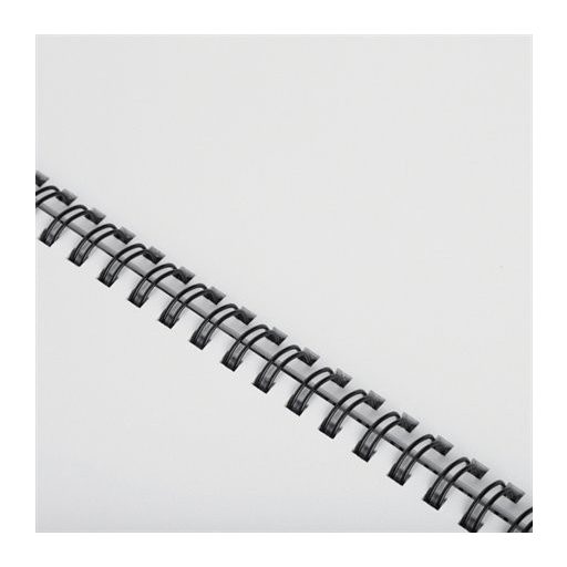 Spirál, fém, 3:1, 12 mm, 81-100 lap, FELLOWES, fekete