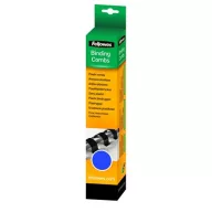 Spirál, műanyag, 6 mm, 10-20 lap, FELLOWES, 25 db, kék