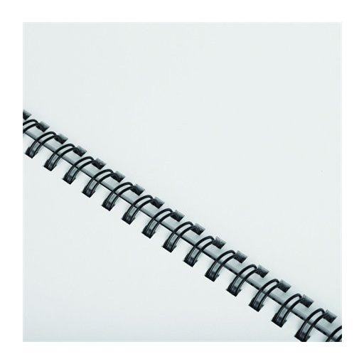 Spirál, fém, 3:1, 6 mm, 21-35 lap, FELLOWES, ezüst