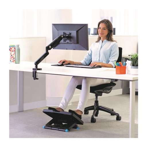 Monitortartó kar, egy monitorhoz, FELLOWES, "Platinum Series™ Single", fekete