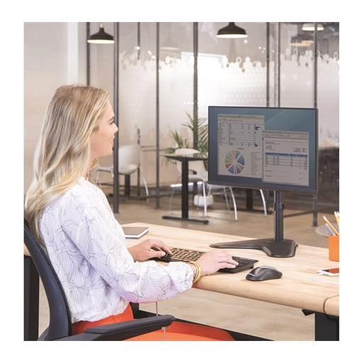 Monitor tartó kar, egy monitorhoz, FELLOWES "Seasa™", fekete