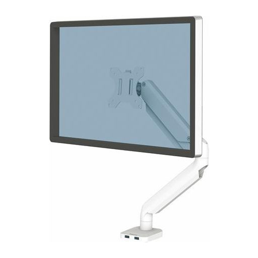 Monitortartó kar, egy monitorhoz, FELLOWES "Platinum Series™ Single", fehér