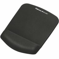   Egéralátét csuklótámasszal, habtöltésű, FELLOWES "PlushTouch™", fekete