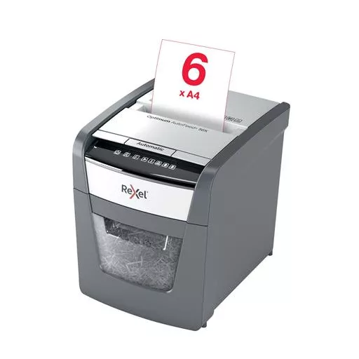 Iratmegsemmisítő, konfetti, 50 lap, REXEL, "Optimum AutoFeed+ 50X"