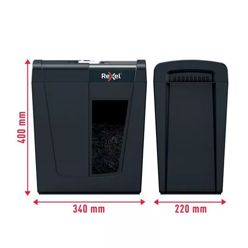 Iratmegsemmisítő, konfetti, 10 lap, REXEL, "Secure X10"