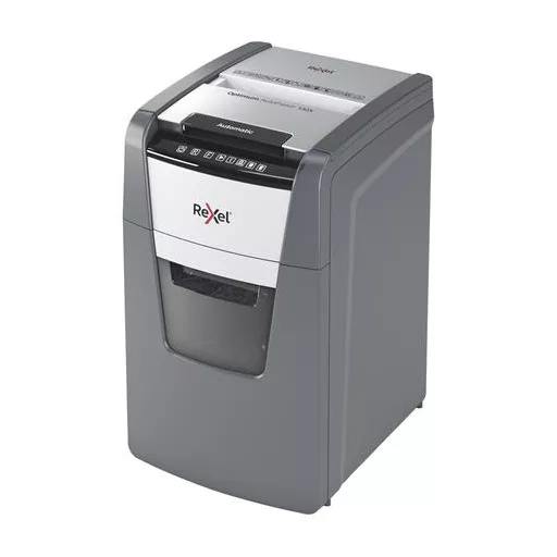 Iratmegsemmisítő, konfetti, 130 lap, REXEL, "Optimum AutoFeed+ 130X"