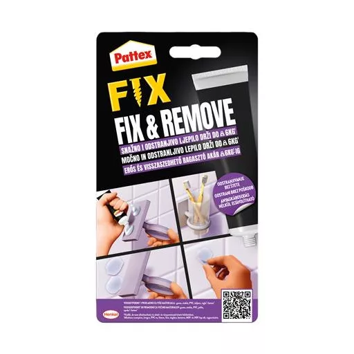 Ragasztó, építési-szerelési, 44 g, HENKEL "Pattex Fix & Remove"