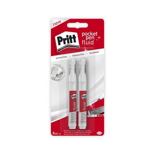 Hibajavító toll, 8 ml, bliszter, HENKEL "Pritt Pocket Pen"