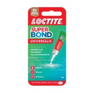   Pillanatragasztó, 3 g, HENKEL "Loctite Super Bond Liquid"