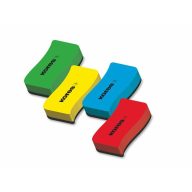 Mágneses táblatörlő szivacs, KORES, vegyes színek