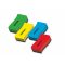 Mágneses táblatörlő szivacs, KORES, vegyes színek