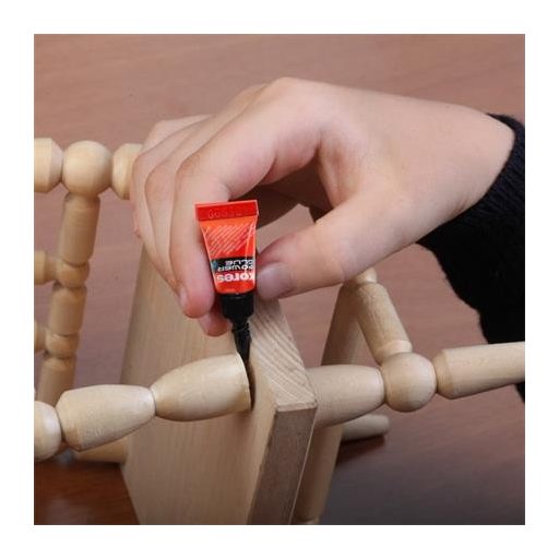 Pillanatragasztó gél, 3x1 g, KORES "Power Glue Gel"