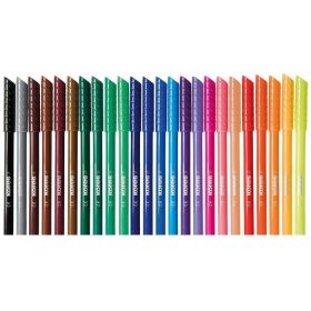   Filctoll készlet, kimosható, KORES "Korellos", 24 különböző szín