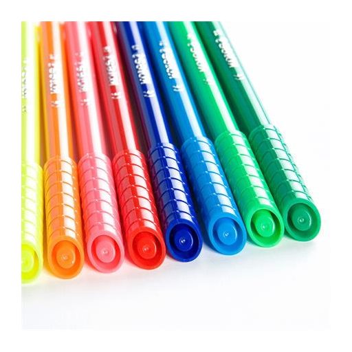 Filctoll készlet, kimosható, KORES "Korellos", 24 különböző szín