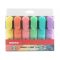 Szövegkiemelő készlet, 0,5-5 mm, KORES "Bright Liner Plus Pastel", 6 különböző szín