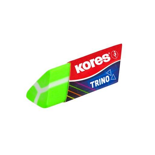 Radír, KORES "Trino", vegyes neon színek