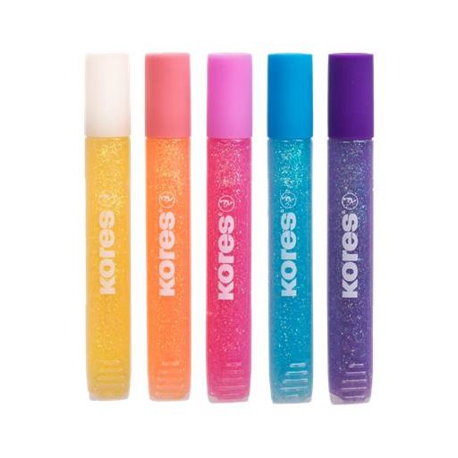 Csillámos ragasztó, pasztell, KORES