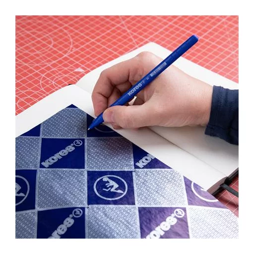 Indigó, A4, kézi, KORES, 100 lap, kék