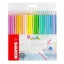 Színes ceruza készlet, háromszögletű, KORES "Kolores Pastel", 24 pasztell szín