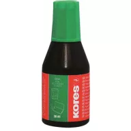 Bélyegzőfesték, 28 ml, KORES, zöld