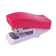   Tűzőgép, 24/6, 26/6, 12 lap, VICTORIA OFFICE, "Mini", rózsaszín