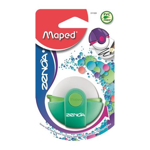 Radír, műanyag tokos, MAPED "Zenoa"