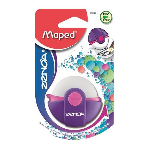 Radír, műanyag tokos, MAPED "Zenoa"