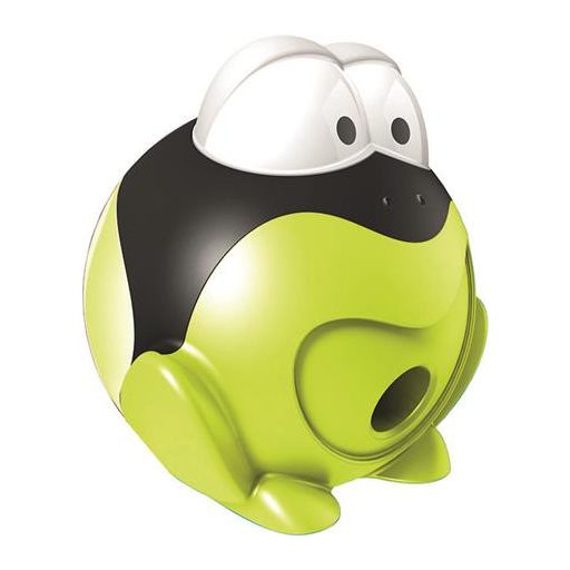 Hegyező, egylyukú, tartályos, MAPED "Croc Croc", béka, vegyes színek