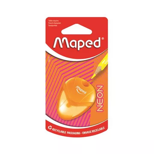 Hegyező, egylyukú, tartályos, MAPED "I-Gloo Neon", vegyes színek