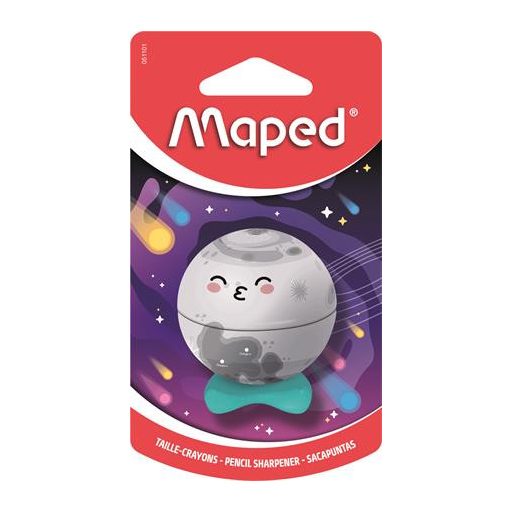 Hegyező, egylyukú, tartályos, MAPED „Planet”, bolygók, vegyes minták