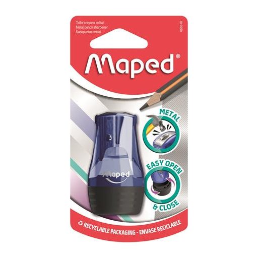 Hegyező, egylyukú, tartályos, MAPED "Tonic", vegyes színek